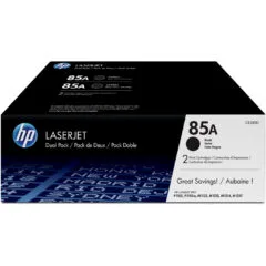 HP 85A Original LaserJet Toner Cartridge CE285AD - Black, Standard Yield - 2-Pack