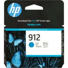 HP 912 Original Cyan Ink Cartridge - Standard Yield (315 pages), Pigment-Based