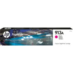 HP 913A PageWide Original Magenta Ink Cartridge - F6T78AE - 37 ml, Standard Yield