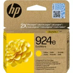 HP 924e EvoMore Yellow Original Ink Cartridge - 924e - Yellow, Original, XL yield
