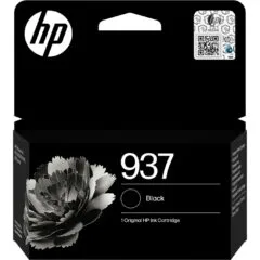 HP 937 Black Original Ink Cartridge - 4S6W5NE - Standard Yield, 1250 pages
