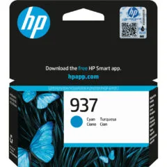 HP 937 Original Ink Cartridge - 937 - Cyan, 800-page Standard Yield, Single Pack