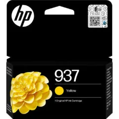HP 937 Yellow Original Ink Cartridge - 4S6W4NE - Standard Yield, ~800 Pages