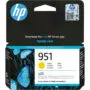 HP 951 Yellow Original Ink Cartridge - CN052AE - Pigment 8 ml, Standard Yield