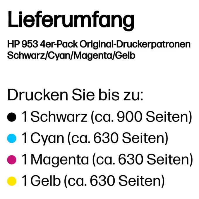 HP 953 CMYK ORIGINAL INK — image 2