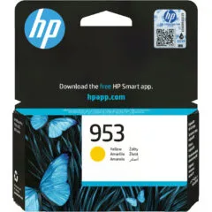 HP 953 Yellow Original Ink Cartridge - F6U14AE - 9 ml, Standard Yield, for OfficeJet Pro 7720/7730/7740/8210/8720/8730