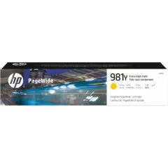 HP 981Y PageWide Extra High Yield Yellow Ink Cartridge - L0R15A - 182.5 ml, ~16,000 pages