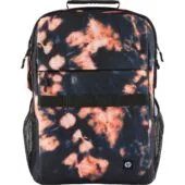 HP Campus XL Tie-Dye Backpack - Pattern - Black, 16.1 in Notebook Compartment