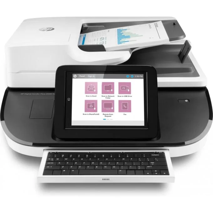 HP Digital Sender Flow 8500fn2 Document Scanner - 8500fn2 - Sheet-fed, Ethernet connectivity — image 2