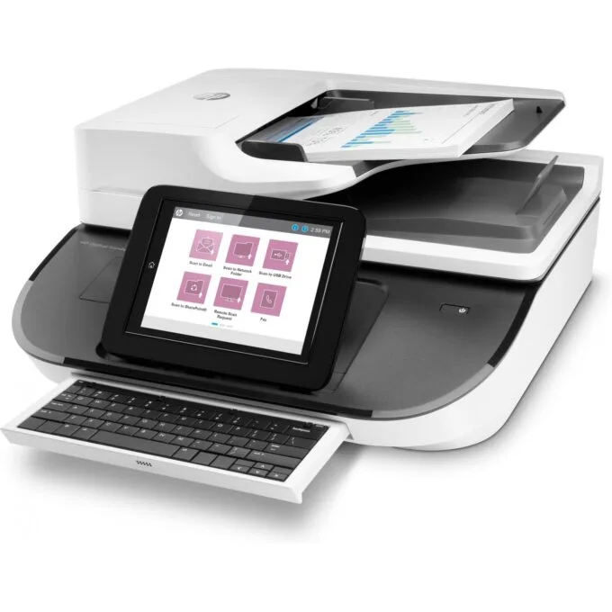 HP Digital Sender Flow 8500fn2 Document Scanner - 8500fn2 - Sheet-fed, Ethernet connectivity — image 4