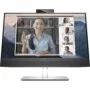 HP E24mv G4 Conferencing Monitor - E24mv G4 - 23.8-inch IPS, 1080p, 5ms, HDMI, VGA, DisplayPort, VESA Pivot, Speakers
