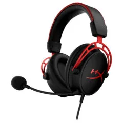 HP HyperX Cloud Alpha Gaming Headset - Over-Ear - schwarz rot -
