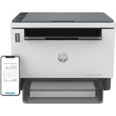 HP LaserJet Tank MFP 1604w - Mono Laser 3-in-1 Printer, Black, Wi-Fi & Bluetooth LE, 64MB, 500 MHz, 5000-page Starter Cartridge