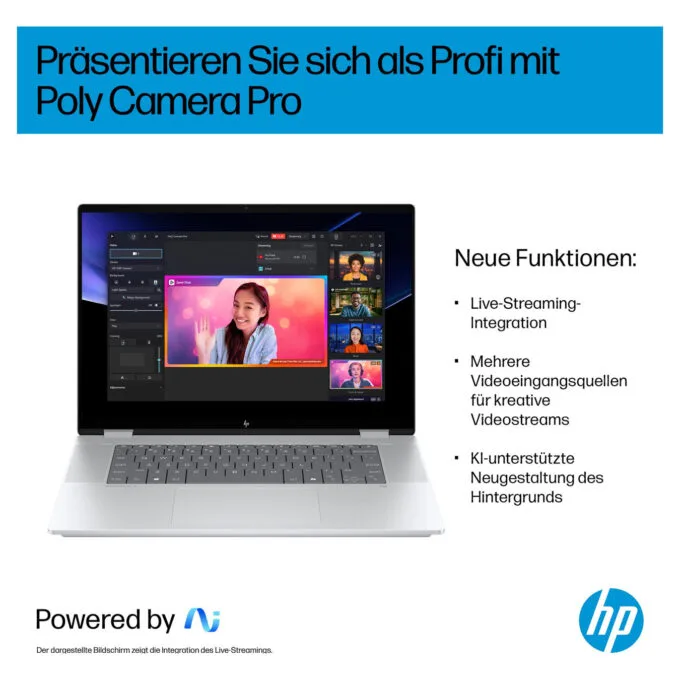 HP OmniBook X Flip 16" 3K Touchscreen Core Ultra 7 258V 32GB 1TB SSD Windows 11 Home — image 11