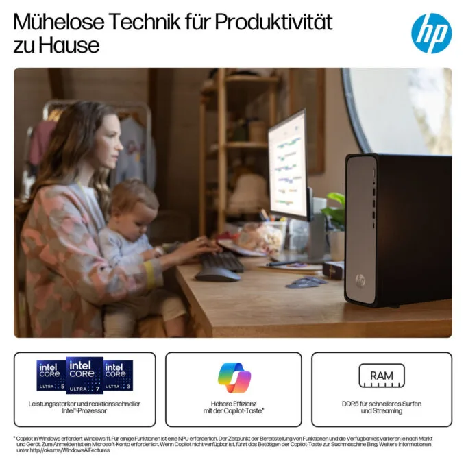 HP OmniDesk Slim S03-0455ng i5-14400 16GB 512GB SSD Windows 11 schwarz — image 9