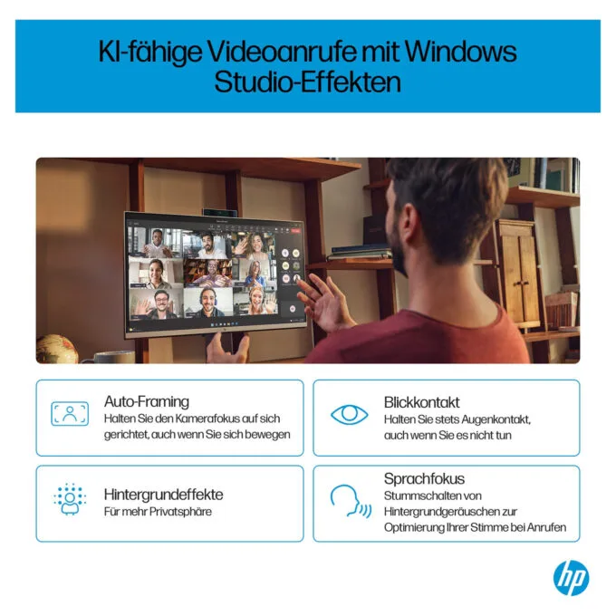 HP OmniStudio X 27' FHD IPS All-in-One Ultra 5-125H 16GB 512GB SSD Win11 27-cs0450ng — image 3