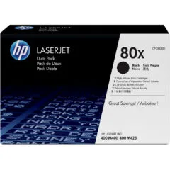 HP Original 80X Toner Cartridge CF280XD - High-Yield Black 2-Pack