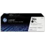 HP Original LaserJet Toner CB436AD - Black, Standard Yield