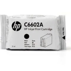 HP Original TIJ 1.0 Black Ink Cartridge - C6602A - Standard Yield, 18 ml, 1-Pack