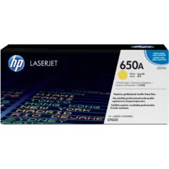 HP Original Toner Cartridge - CE272A (650A) - Yellow, 15,000-Page Yield, 1-Pack