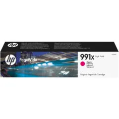 HP PageWide 991X High Yield Ink Cartridge - M0J94AE - Magenta, 187 ml, 16,000-page