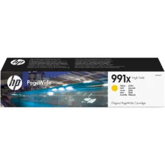 HP PageWide 991X Ink Cartridge - M0J98AE - Original High-Yield Yellow 182 ml