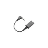 HP Poly 3.5mm to QD Cable - 3M - Black, Quick-Disconnect Headset Cable