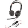 HP Poly Blackwire C5220 Stereo USB-C/3.5mm On-ear Headset - 8X231AA