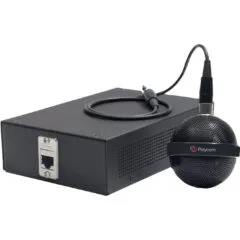 HP Poly IP Ceiling Microphone Array - Wired IP Conference Microphone, Black