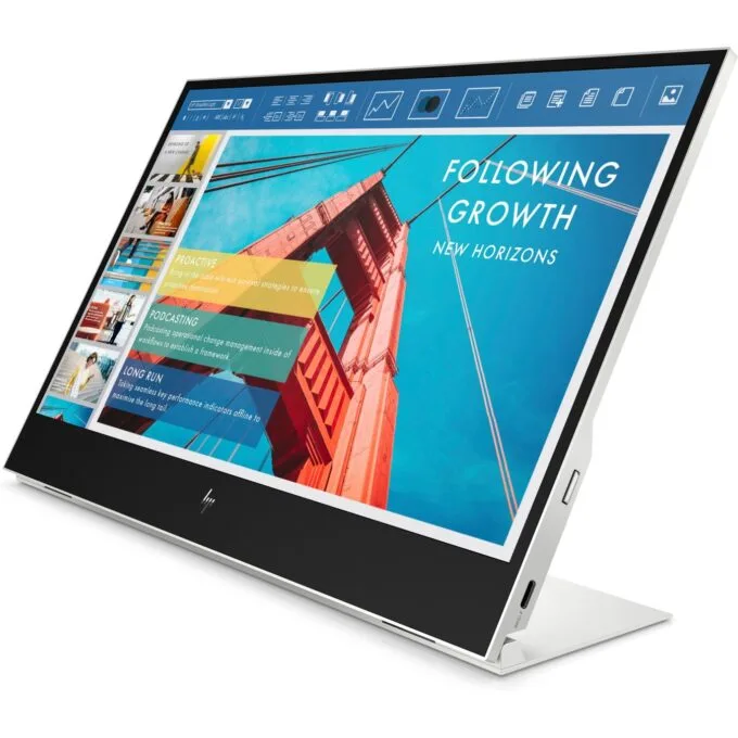HP Portable Monitor - E14 G4 - IPS panel, USB-C, 5 ms — image 2