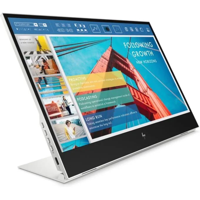 HP Portable Monitor - E14 G4 - IPS panel, USB-C, 5 ms — image 3