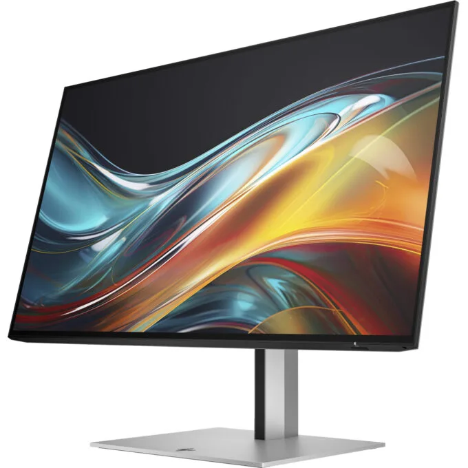 HP S7 Pro 724pf - 23.8 inch FHD IPS Monitor, Black/Silver, 100Hz, 5ms, DP1.2 & HDMI1.4 — image 2