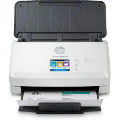 HP ScanJet Pro N4000 snw1 - A4 Sheet-fed Duplex Scanner, USB 3.0, Ethernet & Wi-Fi, 50-sheet ADF, 600 dpi, Black/White