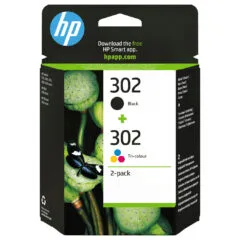 HP Tinte 302 X4D37AE 2er Pack Schwarz Color