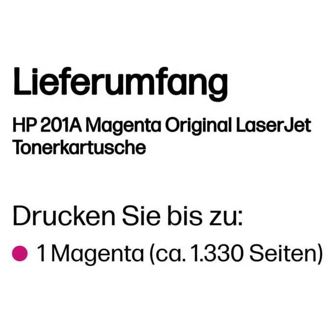 HP Toner 201A CF403A Magenta bis zu 1.330 Seiten ISO IEC 19798 — image 3