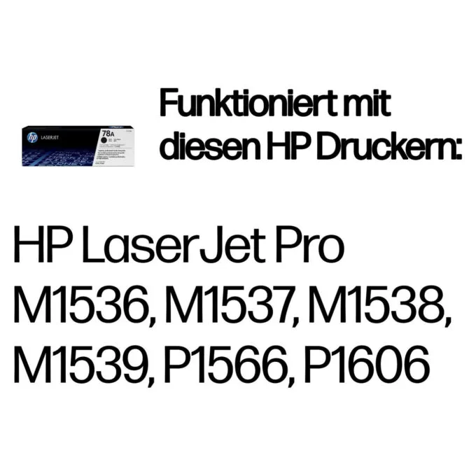 HP Toner 78A CE278A Schwarz — image 2