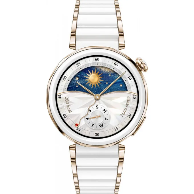 Huawei Watch GT5 Pro - Jana-B29C - 42mm White Ceramic & Titanium, 1.32" AMOLED, GPS, 323mAh — image 1