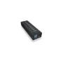 HUB 10 Port. Ladeport Aluminium-mit Netzteil ICY BOX - Black, Aluminium, 100-240 V input, 12 V output, 4 A