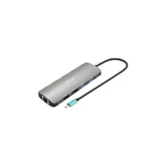 i-tec Metal Nano USB-C Dock - 2×HDMI, 100W Power Delivery, Silver, Dual Display, USB 3.2 Gen1