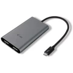 I-TEC TB3 Dual DP Video Adapter - TB3 - Dual DisplayPort outputs