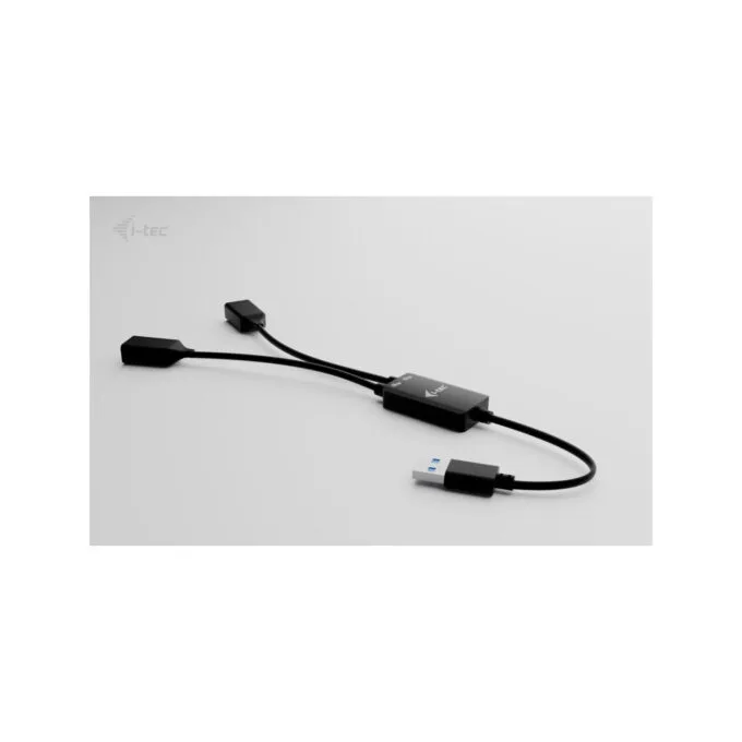 i-tec USB-A Cable Hub 2-Port - 2x USB-A 3.2 Gen 1 (5 Gbit/s), 10 cm Cable, Black — image 6