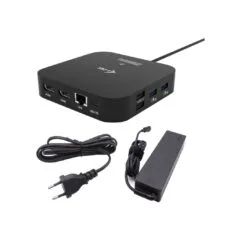 I-TEC USB-C Dual HDMI Dock - 2x HDMI, 1x Gigabit LAN, 2x USB-A, 2x USB-C, USB 3.2, 100W PD Charger