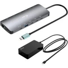 I-TEC USB-C Metal Nano 3x Display Docking Station - 2x HDMI, LAN, Audio