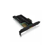 IB-PCI215M2-HSL PCIe Card for 2x M.2 SSDs w/ Heatsinks ICY BOX