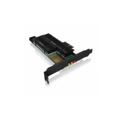 IB-PCI215M2-HSL PCIe Card for 2x M.2 SSDs w/ Heatsinks ICY BOX