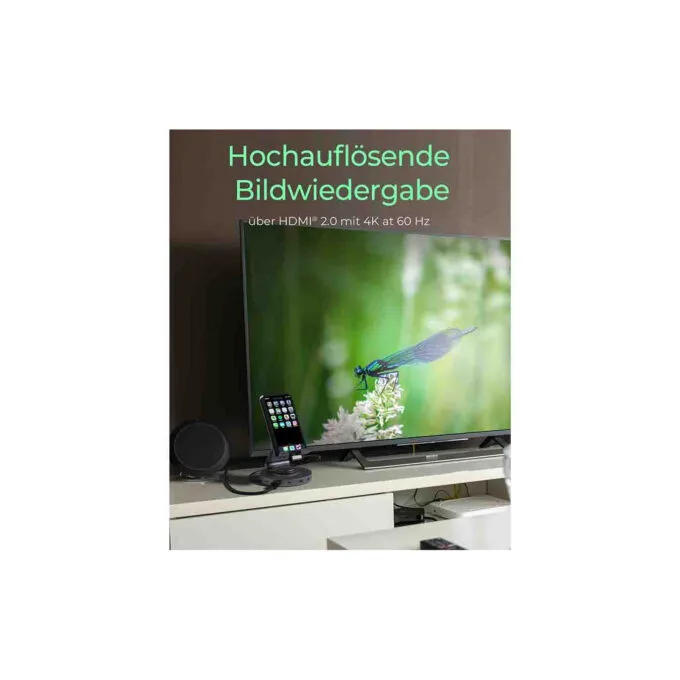 IB-TH100-DK SWIVEL STAND FOR TABLET AND SMARTPHONE WITH DOCKINGSTATION ICYBOX — image 5