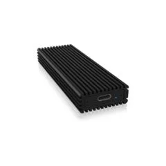 ICY BOX External USB-C 3.1 NVMe M.2 Enclosure - IB-1816M-C31 - Aluminium, Black