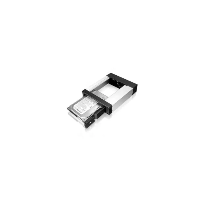ICY BOX IB-158SK-B Carrier Panel 5.25 to 3.5 SATA/SAS, Trayless EasySwap, Black Aluminium — image 5