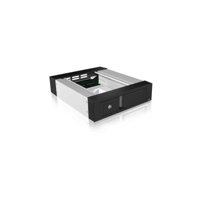 ICY BOX IB-158SK-B Carrier Panel 5.25 to 3.5 SATA/SAS, Trayless EasySwap, Black Aluminium — image 6