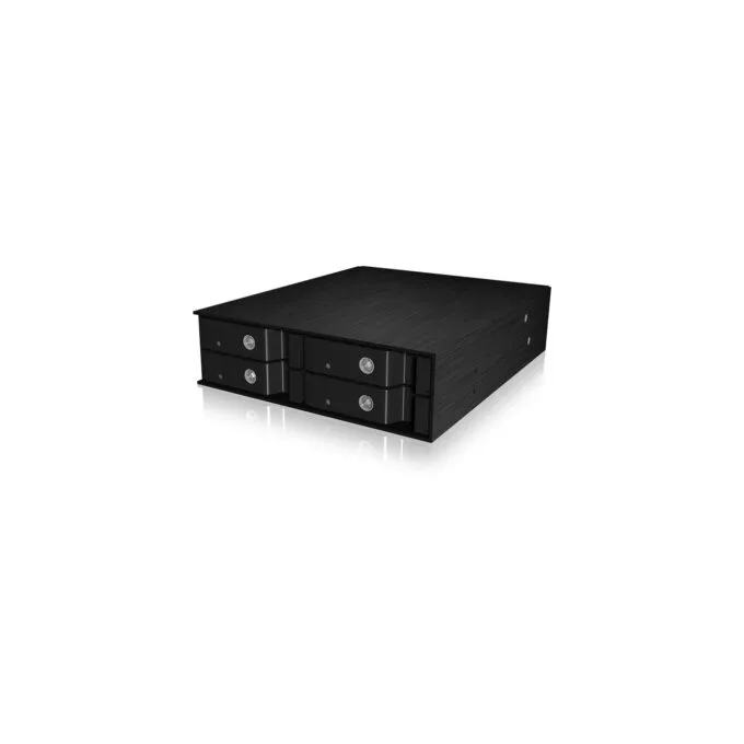 ICY BOX - IB-2240SSK - Backplane f. 4x, Black, Aluminium — image 2